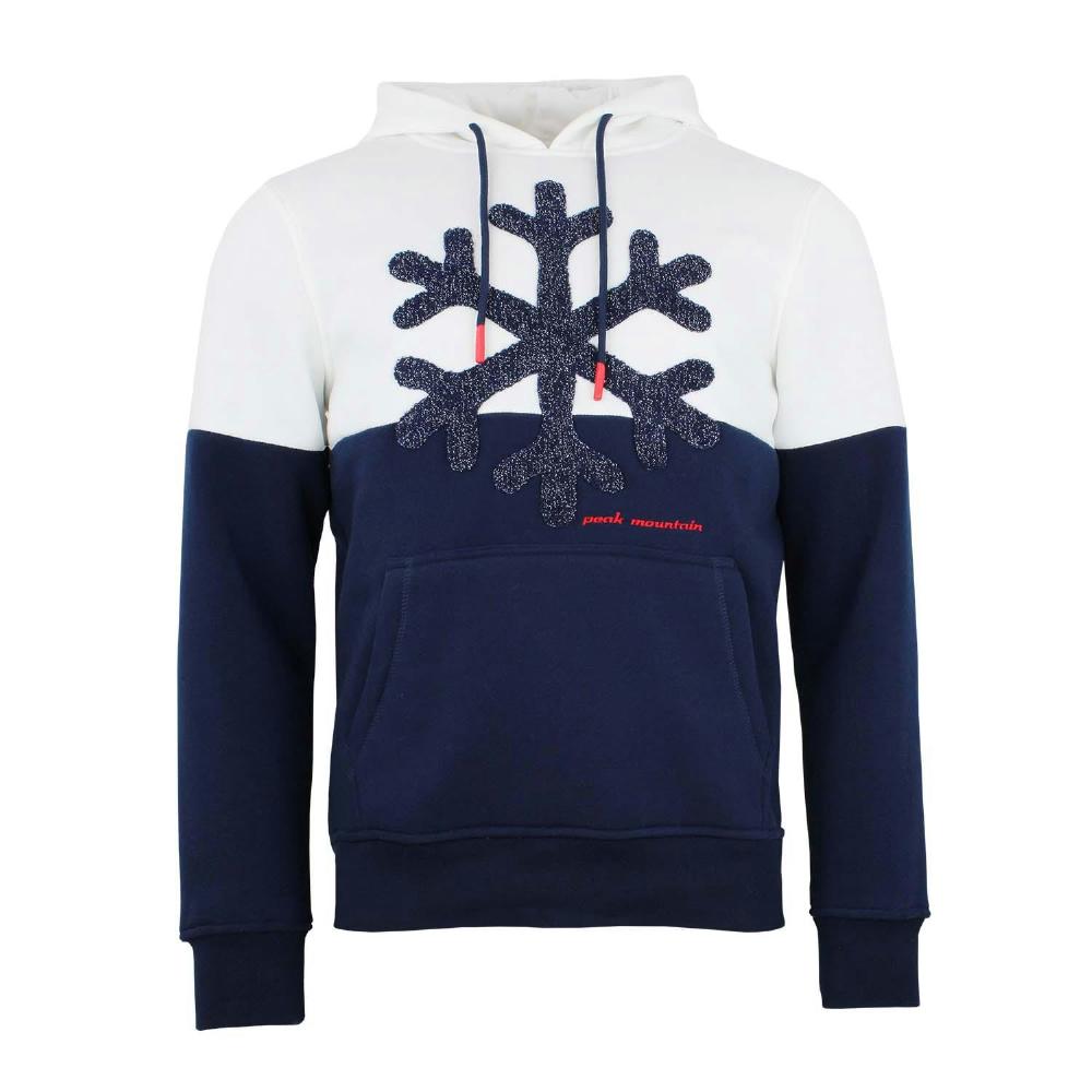 Hoodie Sweat avec capuche Peak Mountain - Bicolore