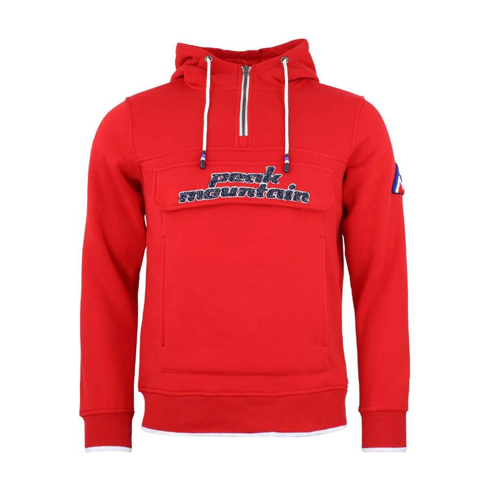Hoodie Peak Mountain - Rouge