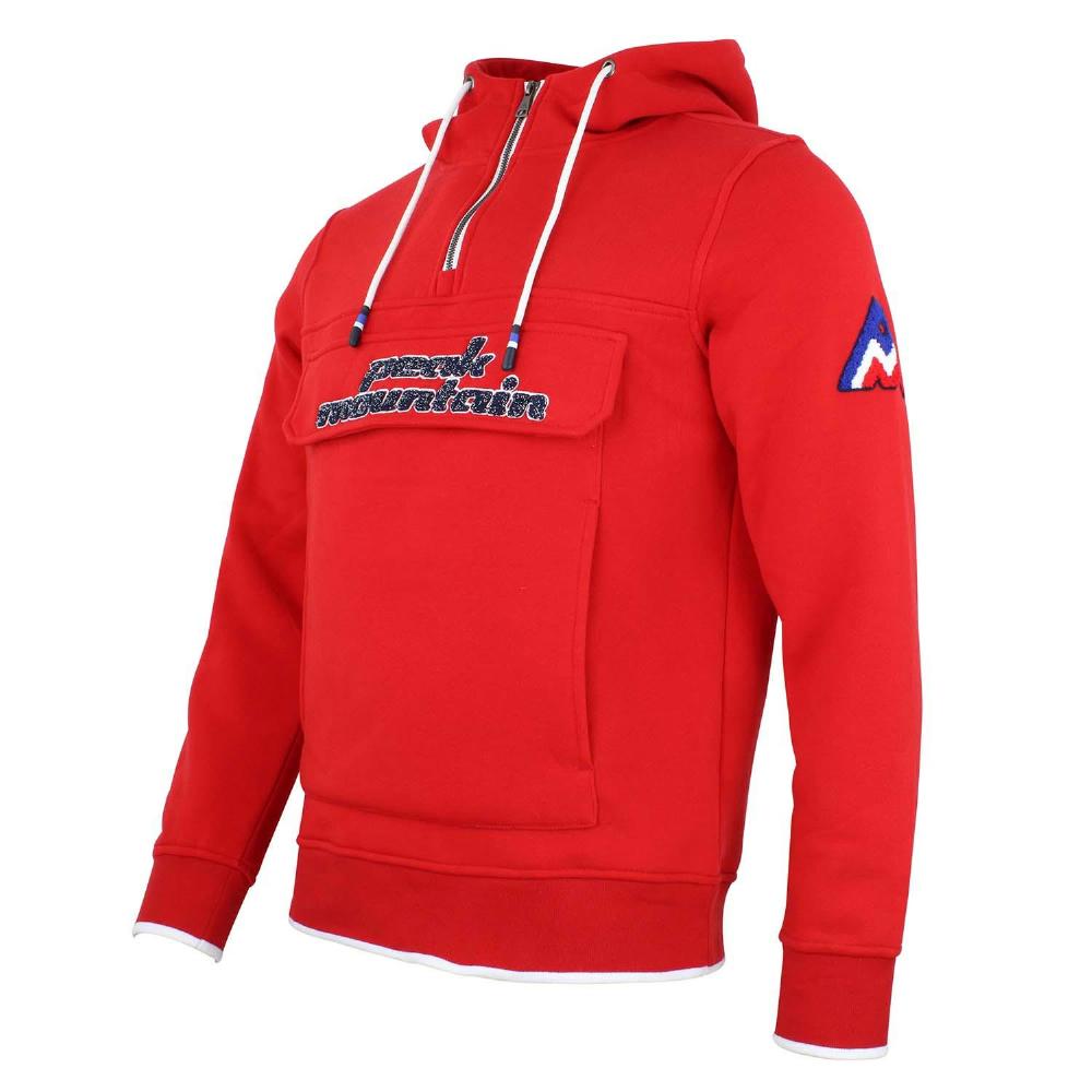 Hoodie Peak Mountain - Rouge