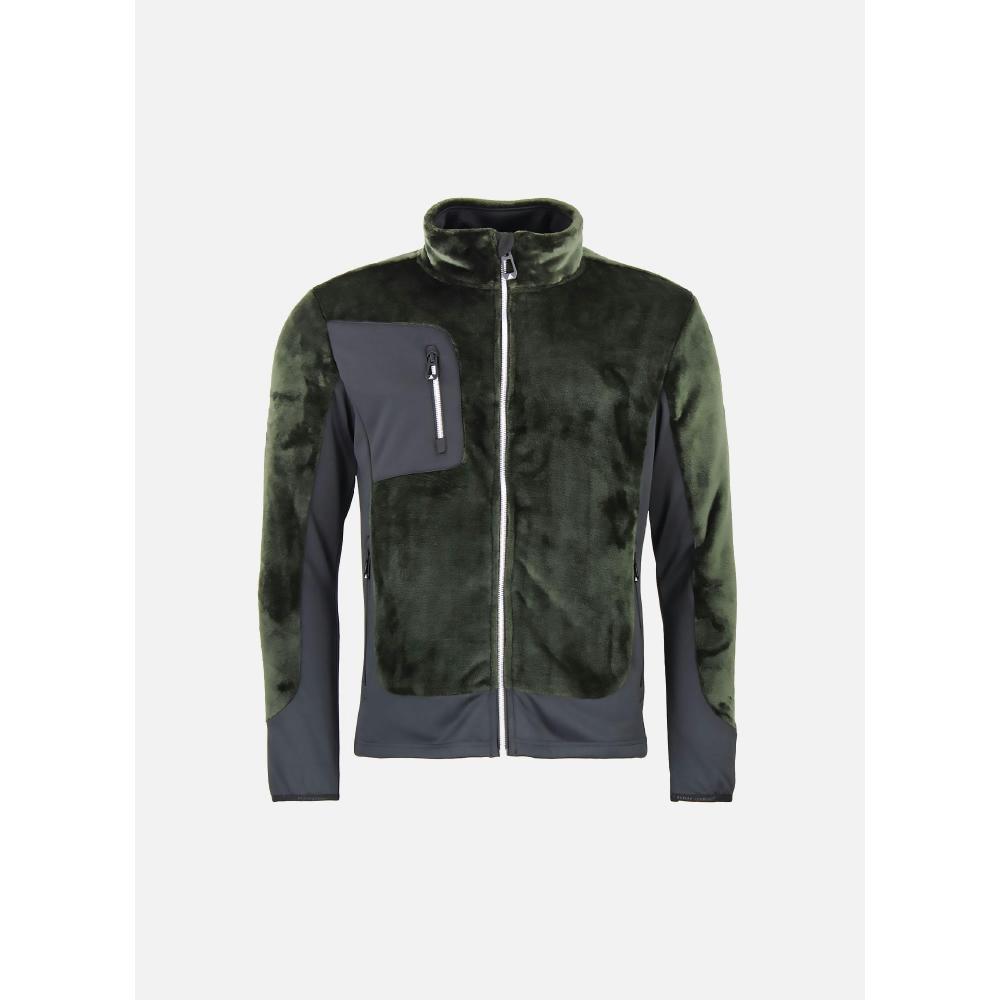 Polaire Blouson polaire bi-matière - Bleu nuit