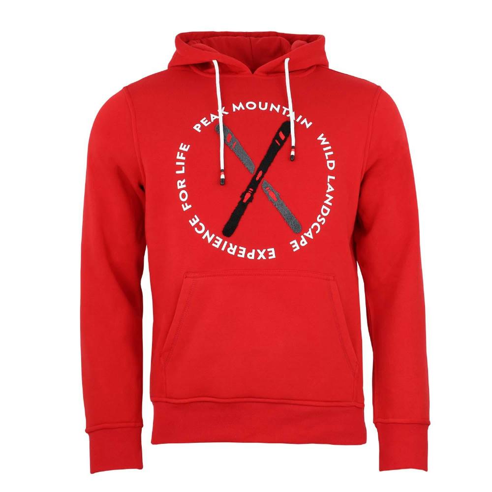 Sweatshirt Sweatshirt Peak Mountain - Rouge