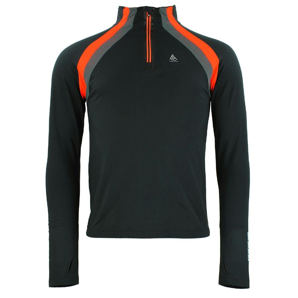T Shirt Haut technique Peak Mountain - Noir