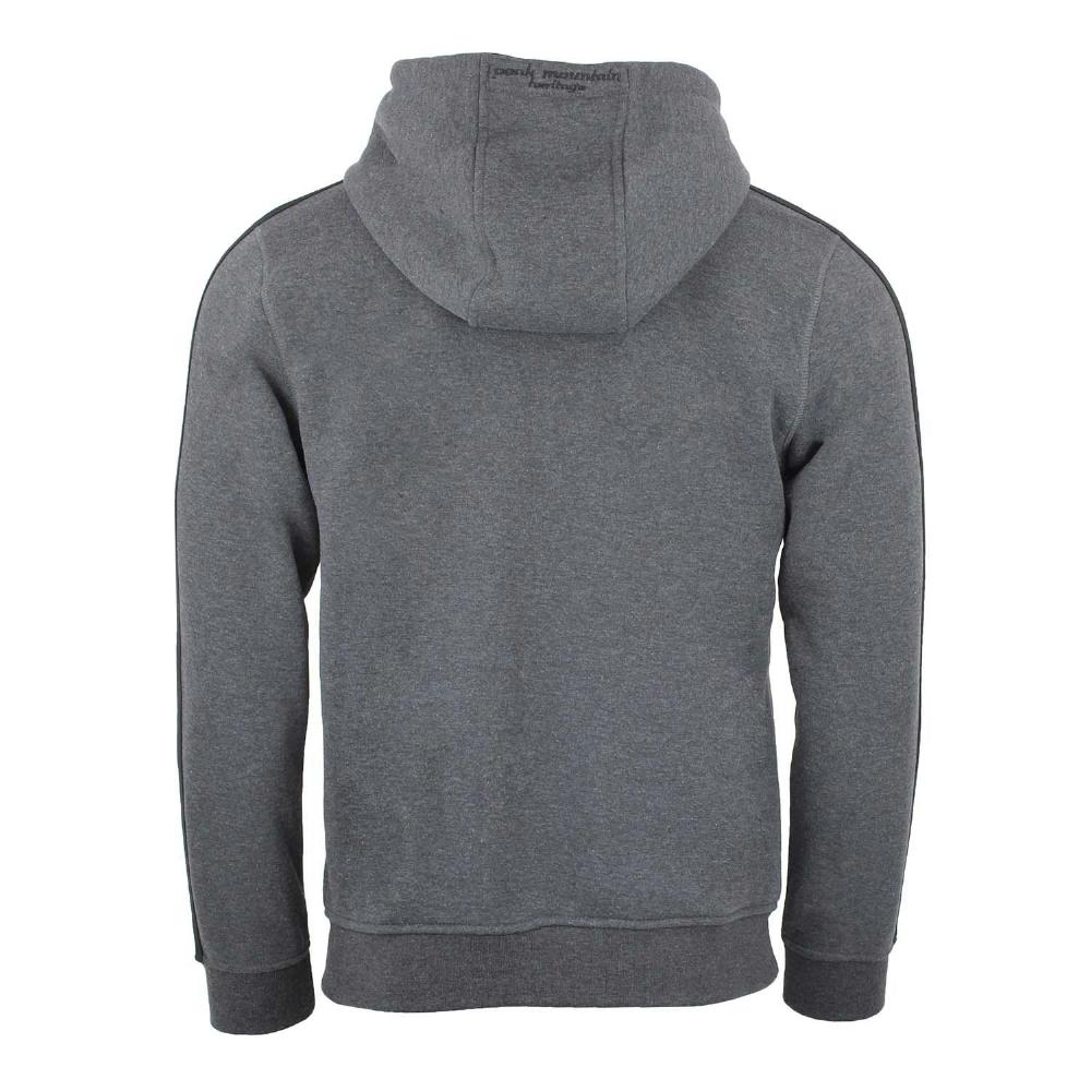 Hoodie Sweat à capuche tricolore - gris foncé