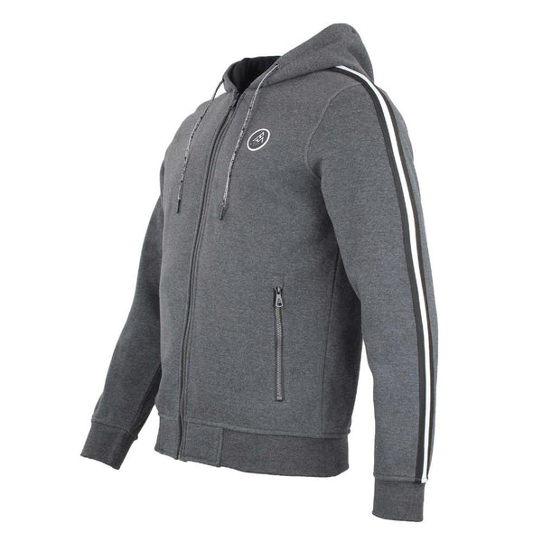 Hoodie Sweat à capuche tricolore - gris foncé