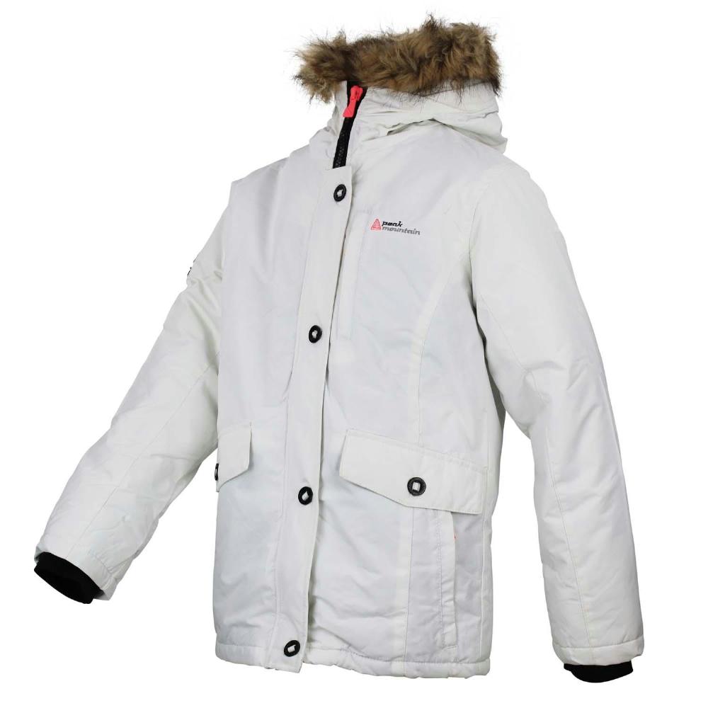 Doudoune Parka de ski Peak Mountain - Blanc