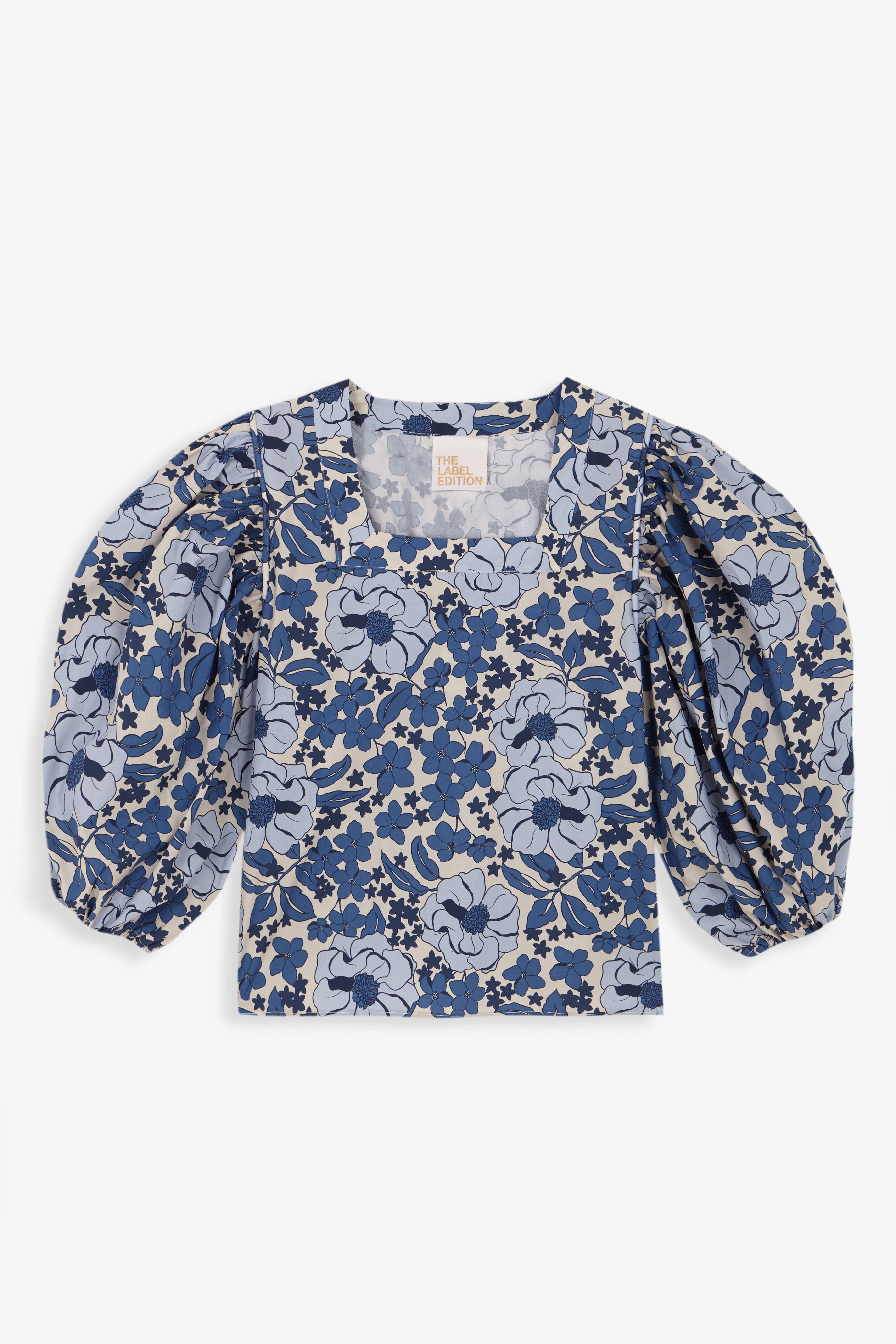 Top Peggy Blue Bloom