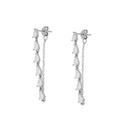 Boucles D'Oreilles Anastasia Blancos Plata