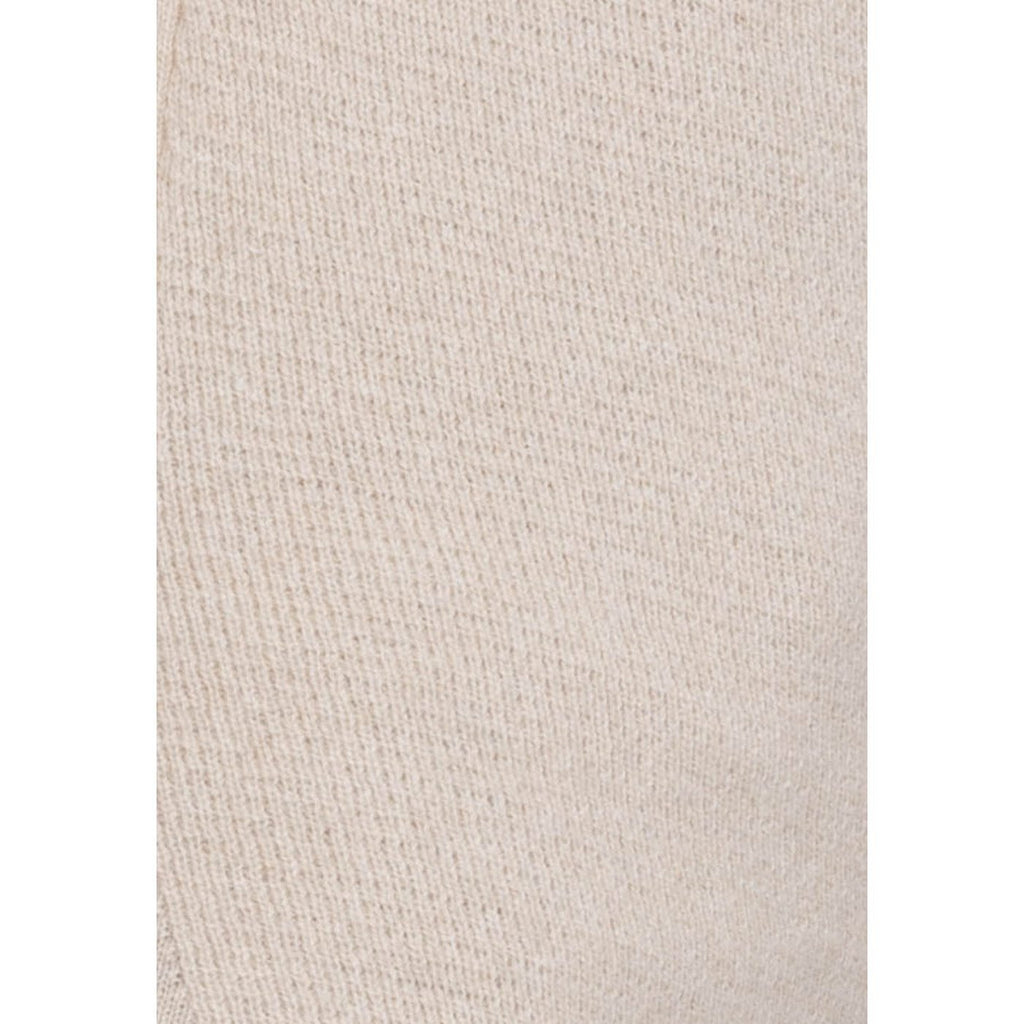 Perfect Cashmere - Tunique Col V Garmouth Beige, 100% Cachemire, 2 Fils, Jersey - Femme - Perfect Cashmere* - The Bradery