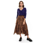 Perfect Cashmere - Tunique Col V Garmouth Violet, 100% Cachemire, 2 Fils, Jersey - Femme - Perfect Cashmere* - The Bradery