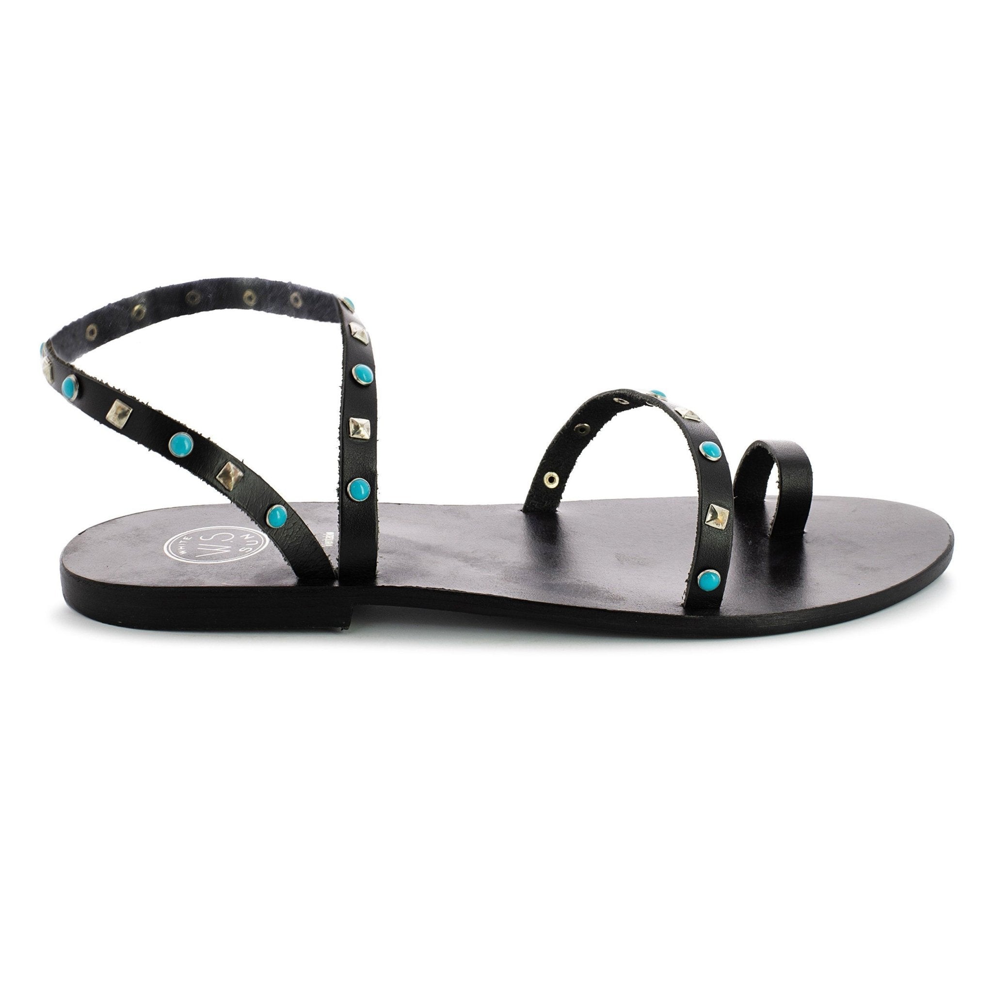 White Sun - Sandales Perle Mylitta - Noir - Femme