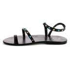 White Sun - Sandales Perle Mylitta - Noir - Femme