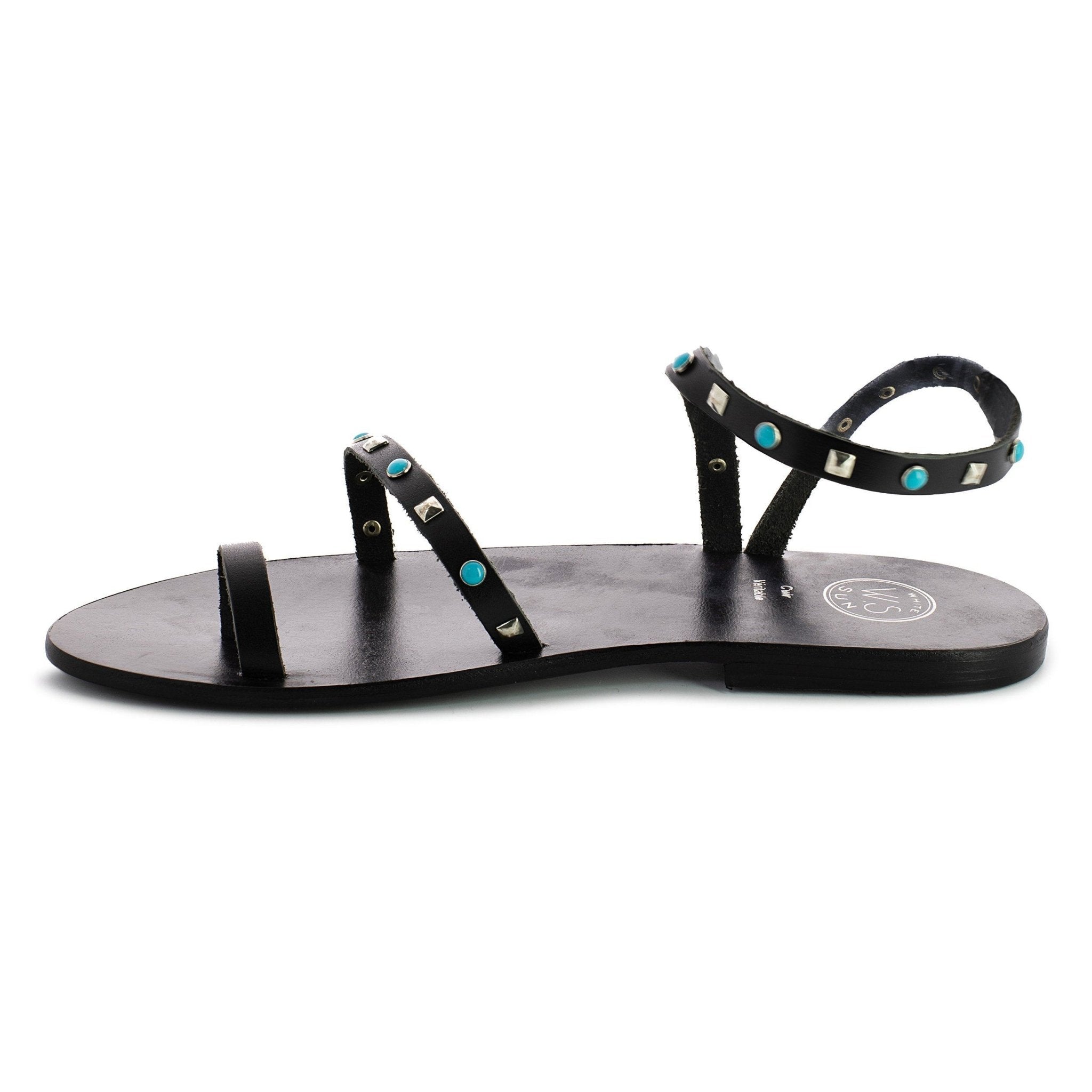White Sun - Sandales Perle Mylitta - Noir - Femme