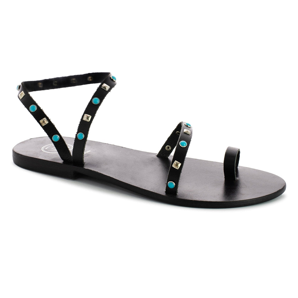 White Sun - Sandales Perle Mylitta - Noir - Femme