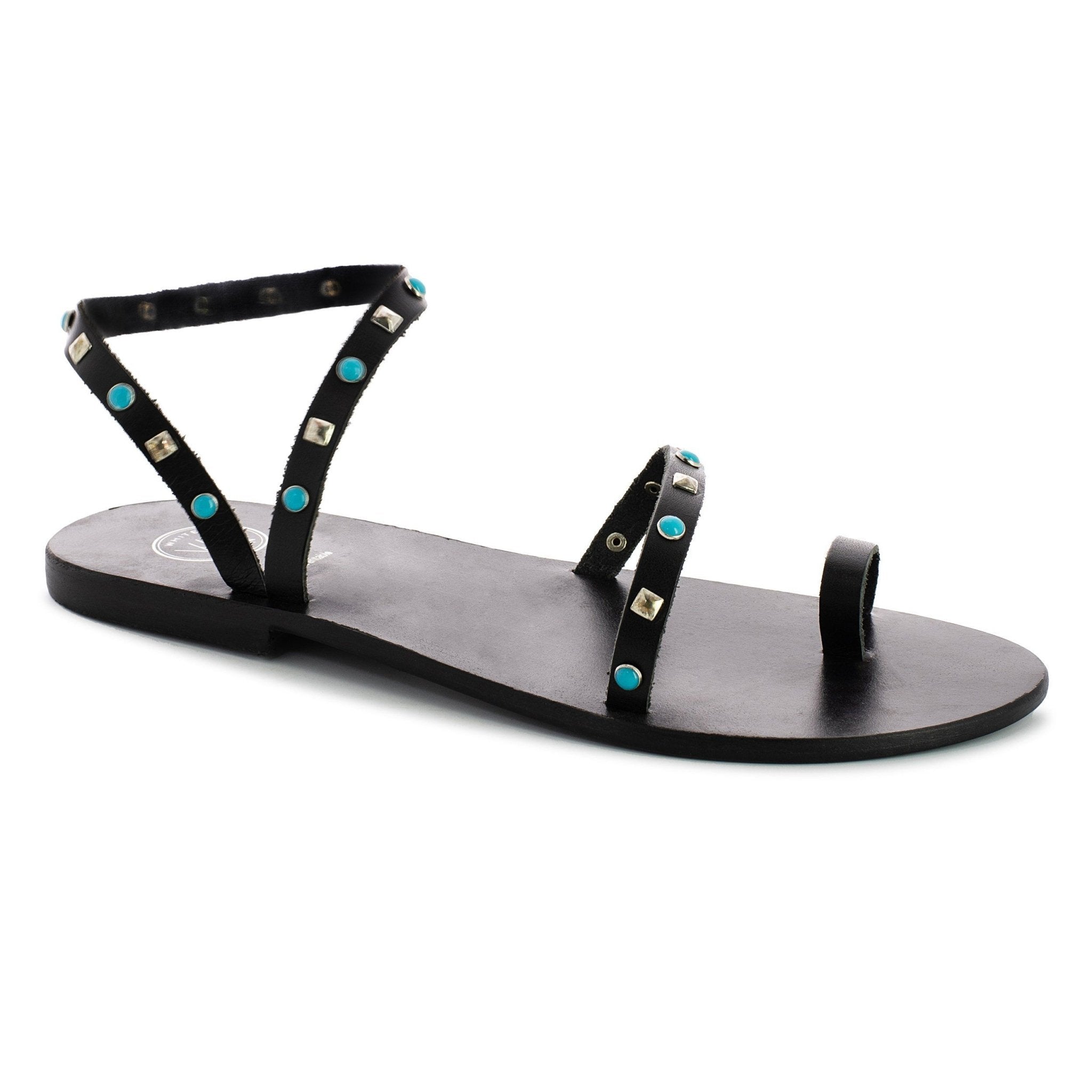 White Sun - Sandales Perle Mylitta - Noir - Femme