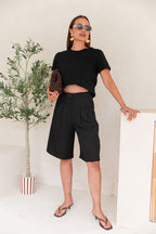 PETER Noir - T-Shirt Oversize