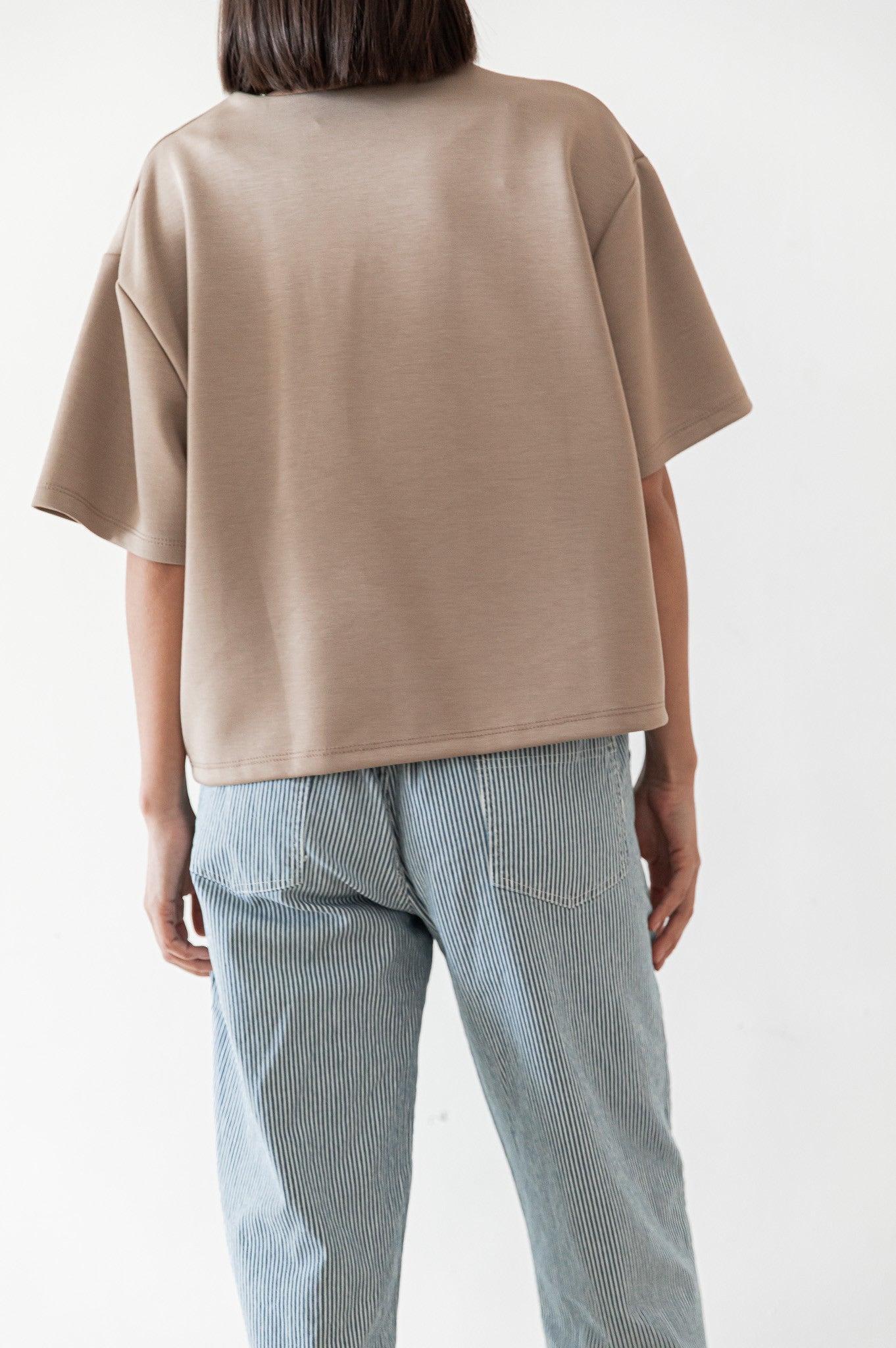 PETER Taupe - T-Shirt Oversize