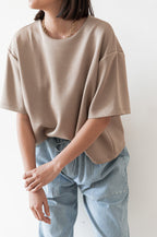 PETER Taupe - T-Shirt Oversize