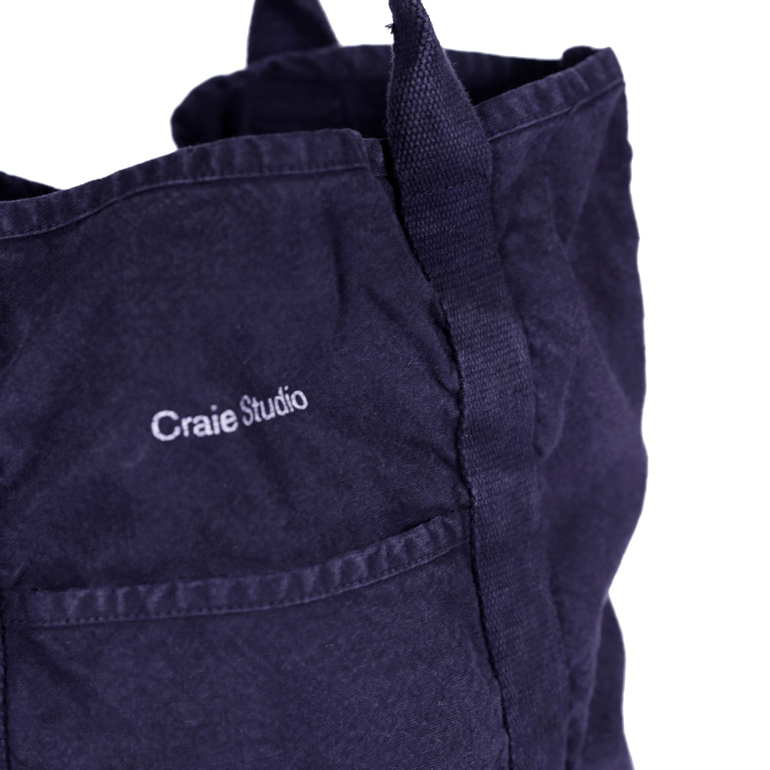 Petit Cabas Coton Encre