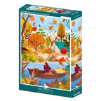Puzzle 1000 Pièces Pieces & Peace - Couleurs d'AutomnePieces & Peace