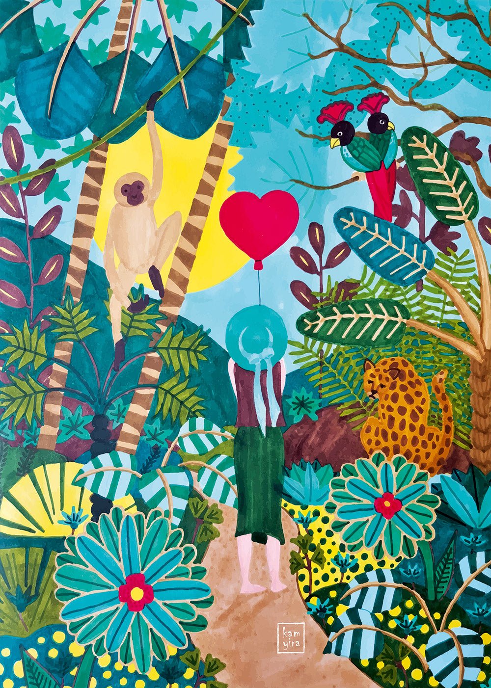 Puzzle 1000 Pièces Pieces & Peace - Jungle HeartPieces & Peace