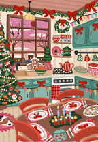 Puzzle 1000 Pièces Pieces & Peace - La Cuisine de NoëlPieces & Peace