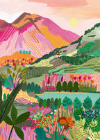 Puzzle 1000 Pièces Pieces & Peace - Montagne Arc - en - cielPieces & Peace