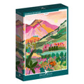 Puzzle 1000 Pièces Pieces & Peace - Montagne Arc - en - cielPieces & Peace
