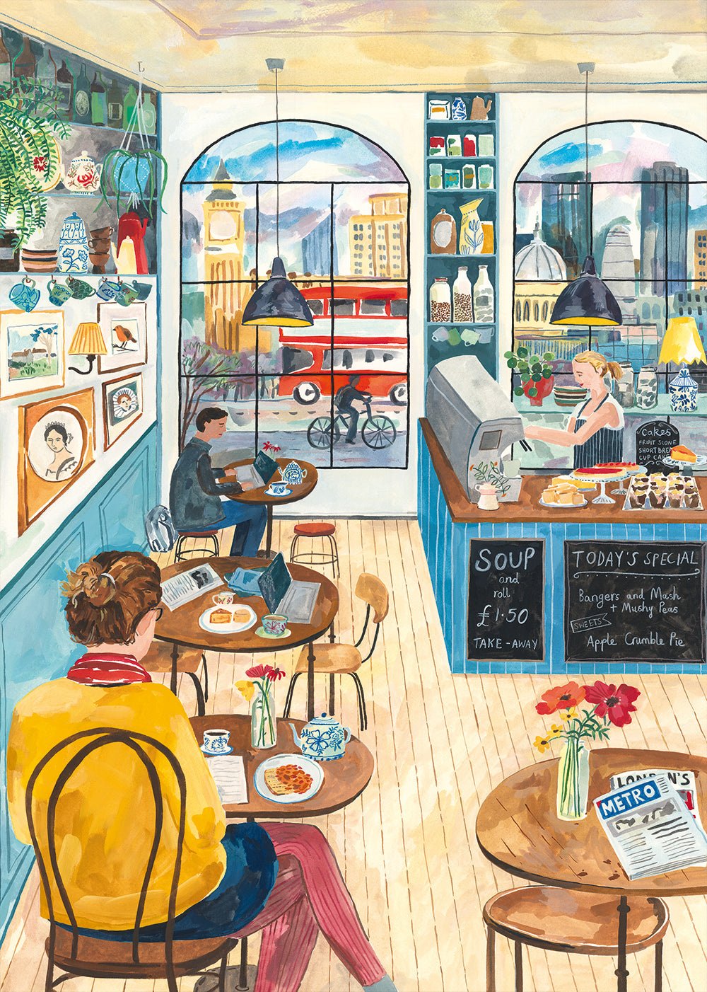 Puzzle 2000 Pièces Pieces & Peace - Café de LondresPieces & Peace