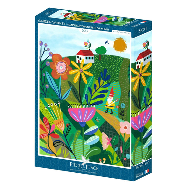 Puzzle 500 Pièces Pieces & Peace - Fantaisie dans le JardinPieces & Peace