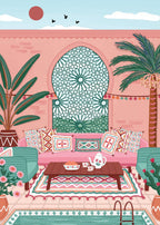 Puzzle 500 Pièces Pieces & Peace - Hôtel MarocPieces & Peace