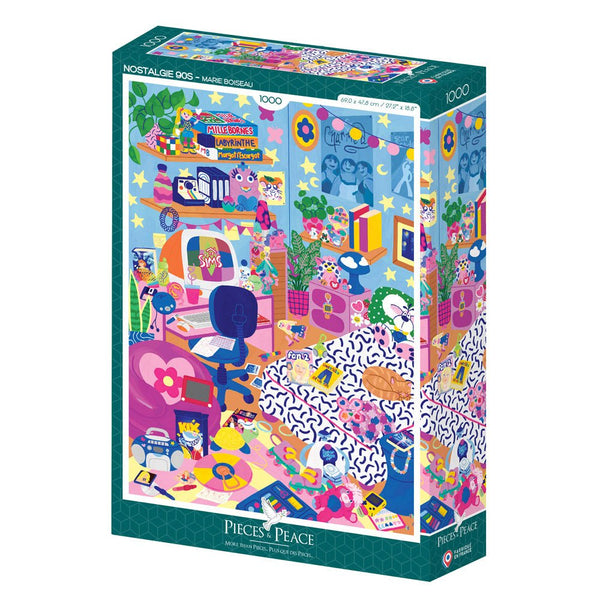 Puzzle de 1000 pièces - Nostalgie 90sPieces & Peace
