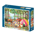 Puzzle de 500 pièces - Journée au CampingPieces & Peace