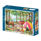 Puzzle de 500 pièces - Journée au CampingPieces & Peace