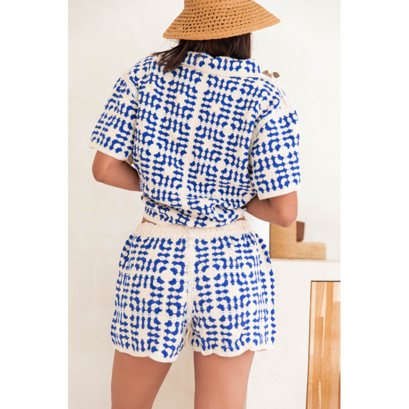 Pierre Bleu - Short Crochet