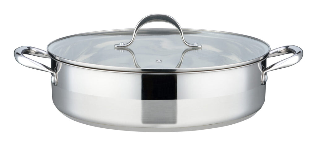 Sautoire 32cm Avec Couvercle - Acier Inoxydable - Inox