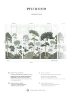 Fresque Pinewood - Pine Green