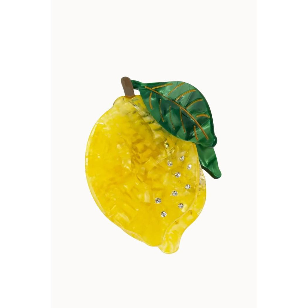 Pinca À Cheveux Citron - Jaune