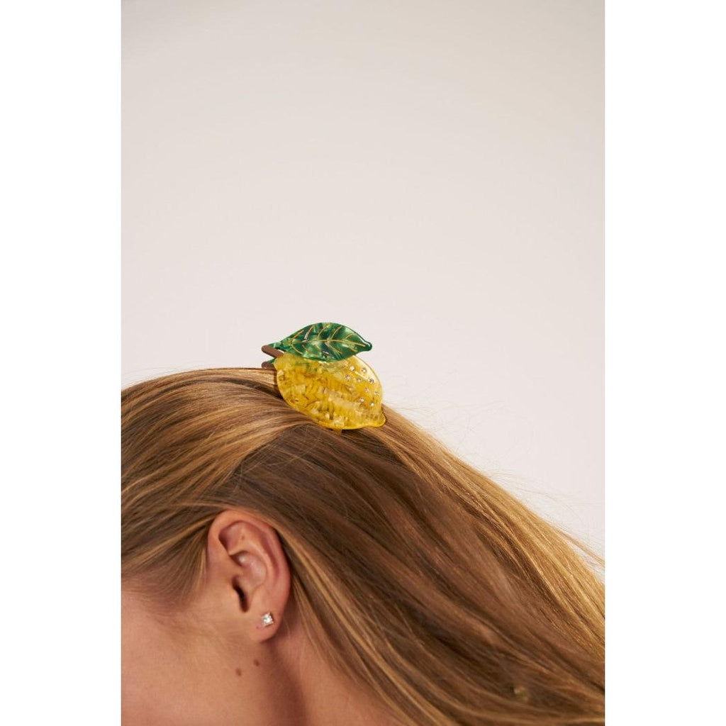 Pinca À Cheveux Citron - Jaune