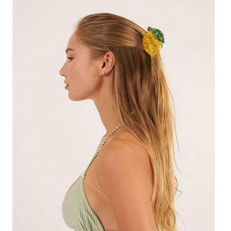 Pinca À Cheveux Citron - Jaune