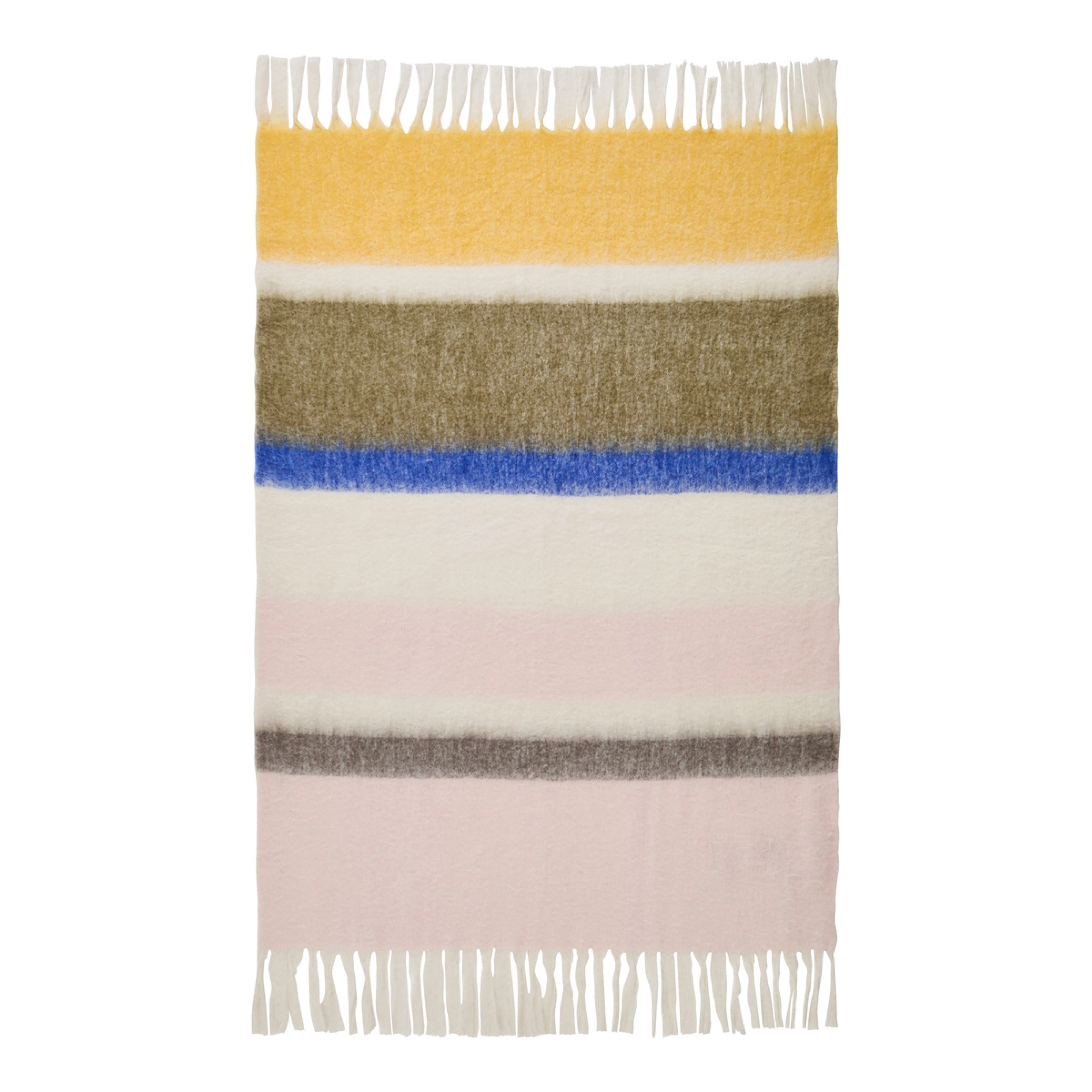 Plaid Armel - Multi Rose & Marron