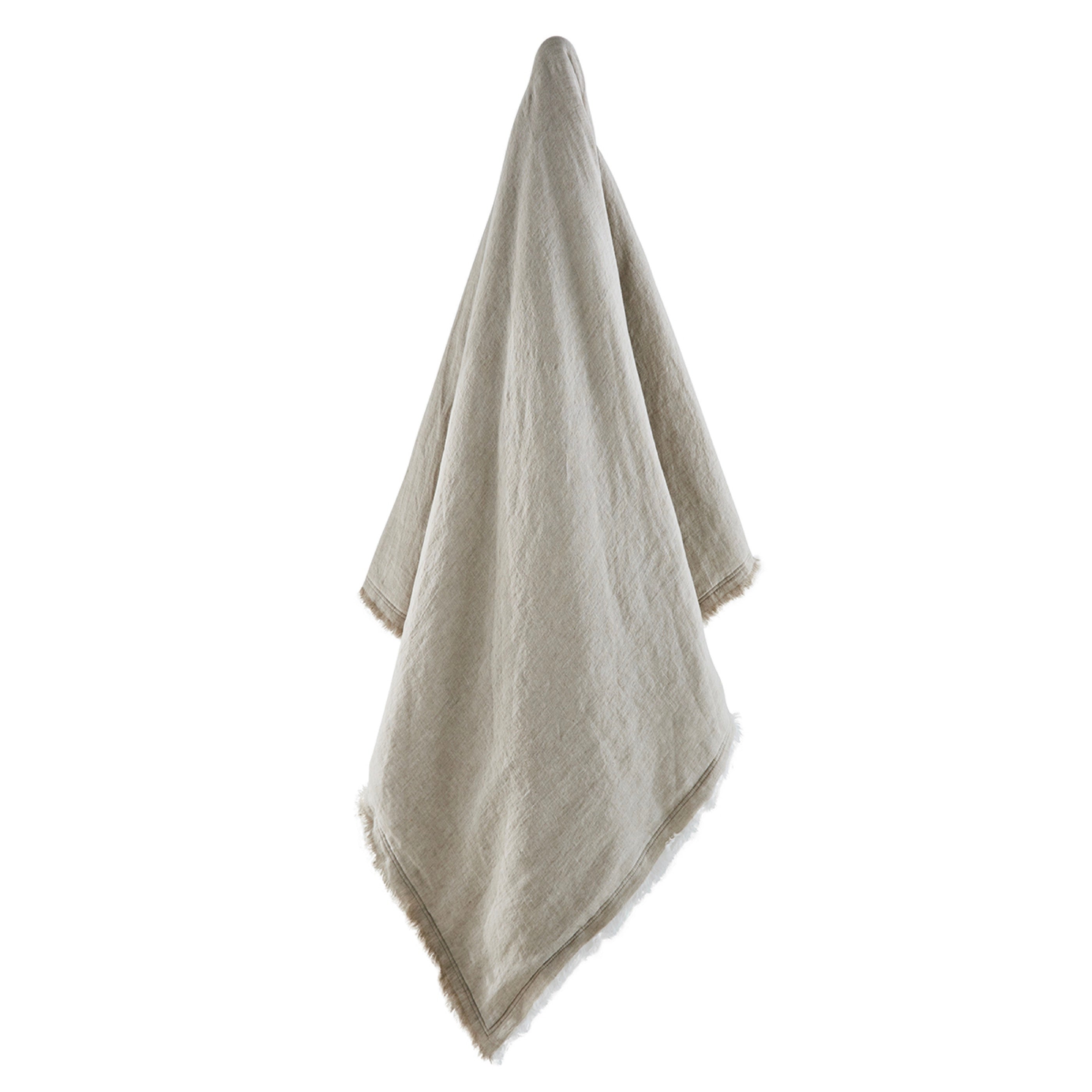 Plaid Garni Brunelle - 100% Lin Lavé - Naturel