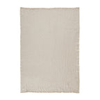 Plaid Garni Brunelle - 100% Lin Lavé - Naturel