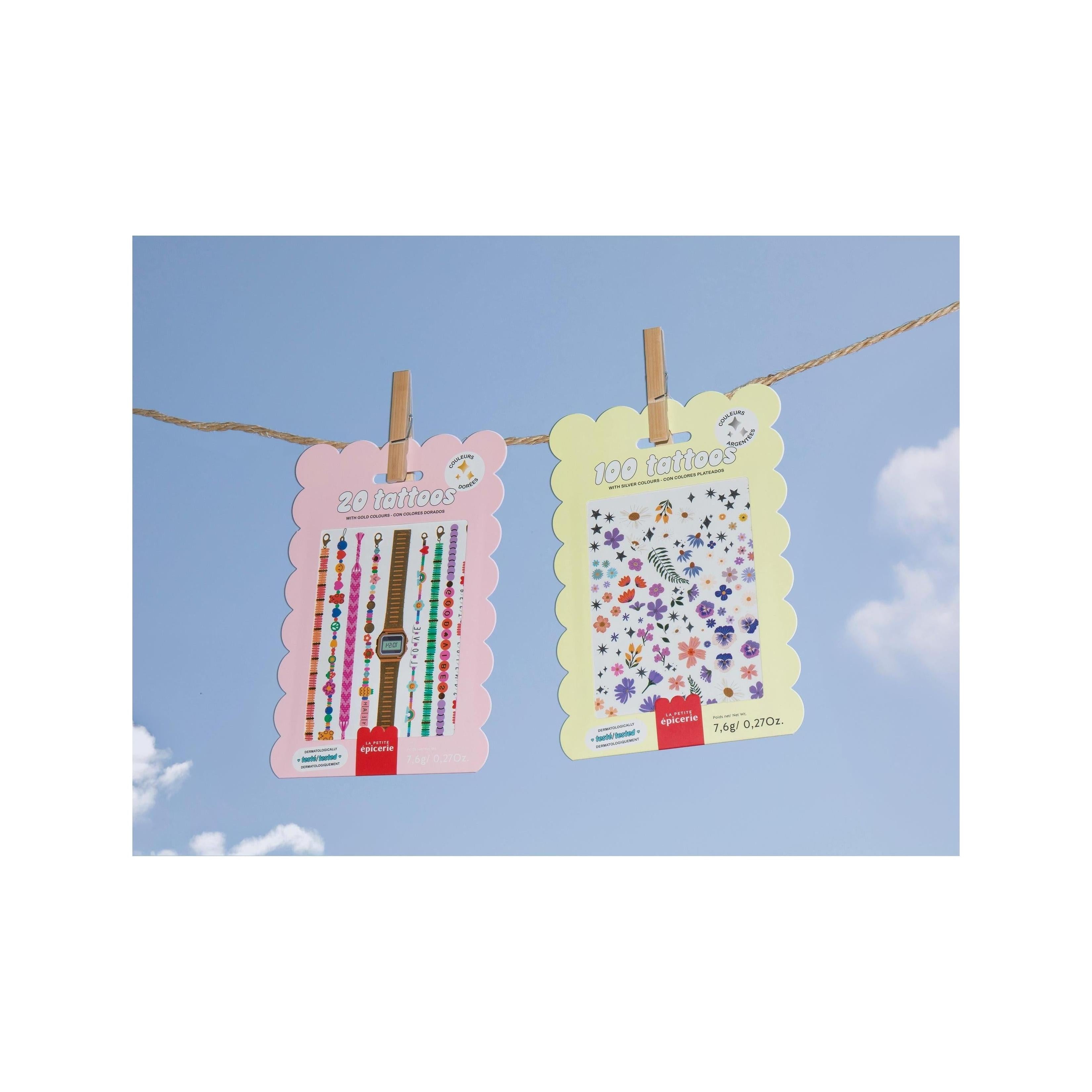 Pochette De 20 Tattoos - Bracelets