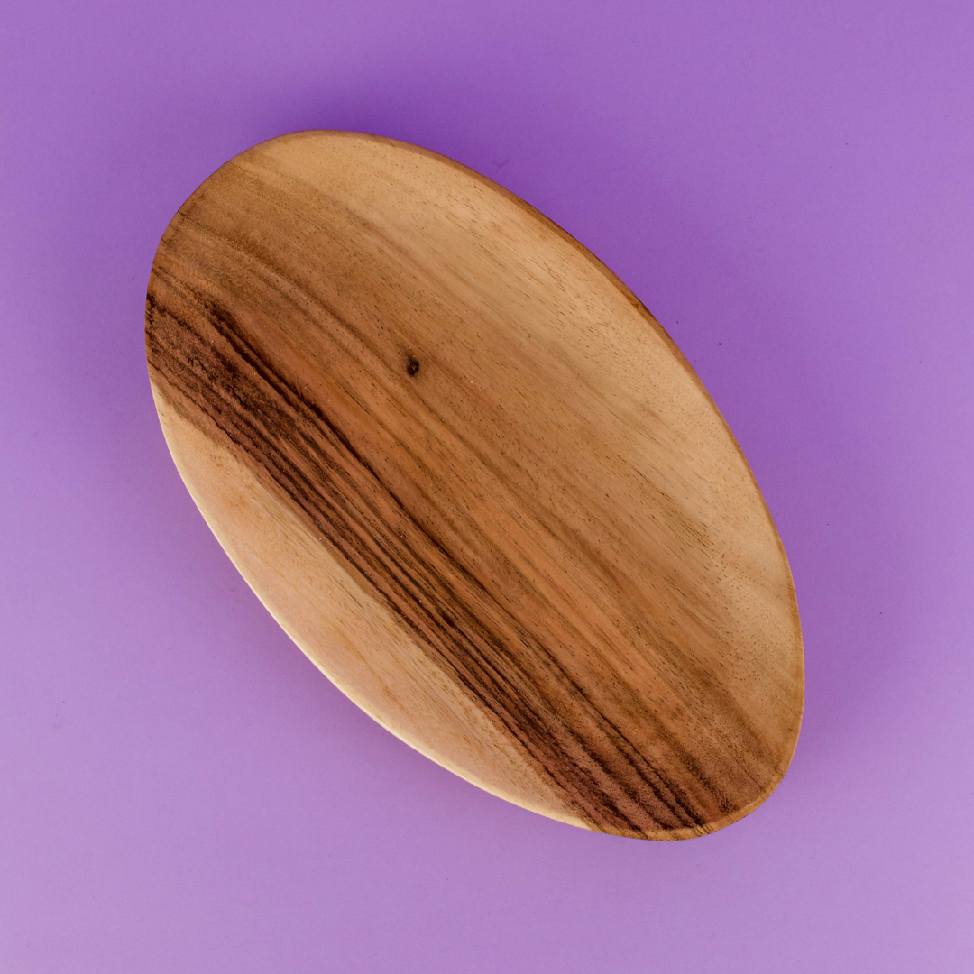 Plateau ovale en bois d'acacia - INSIDE Box - Shop - Conseil