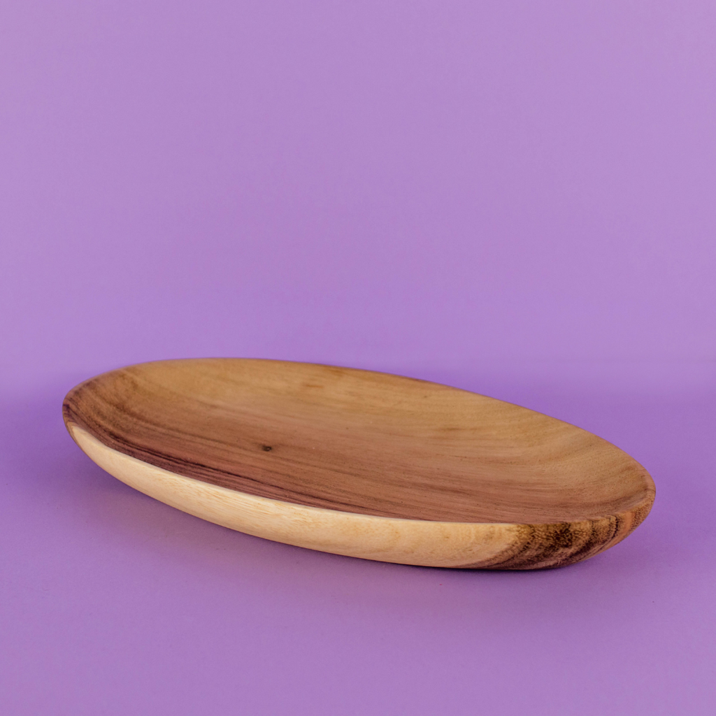 Plateau ovale en bois d'acacia - INSIDE Box - Shop - Conseil