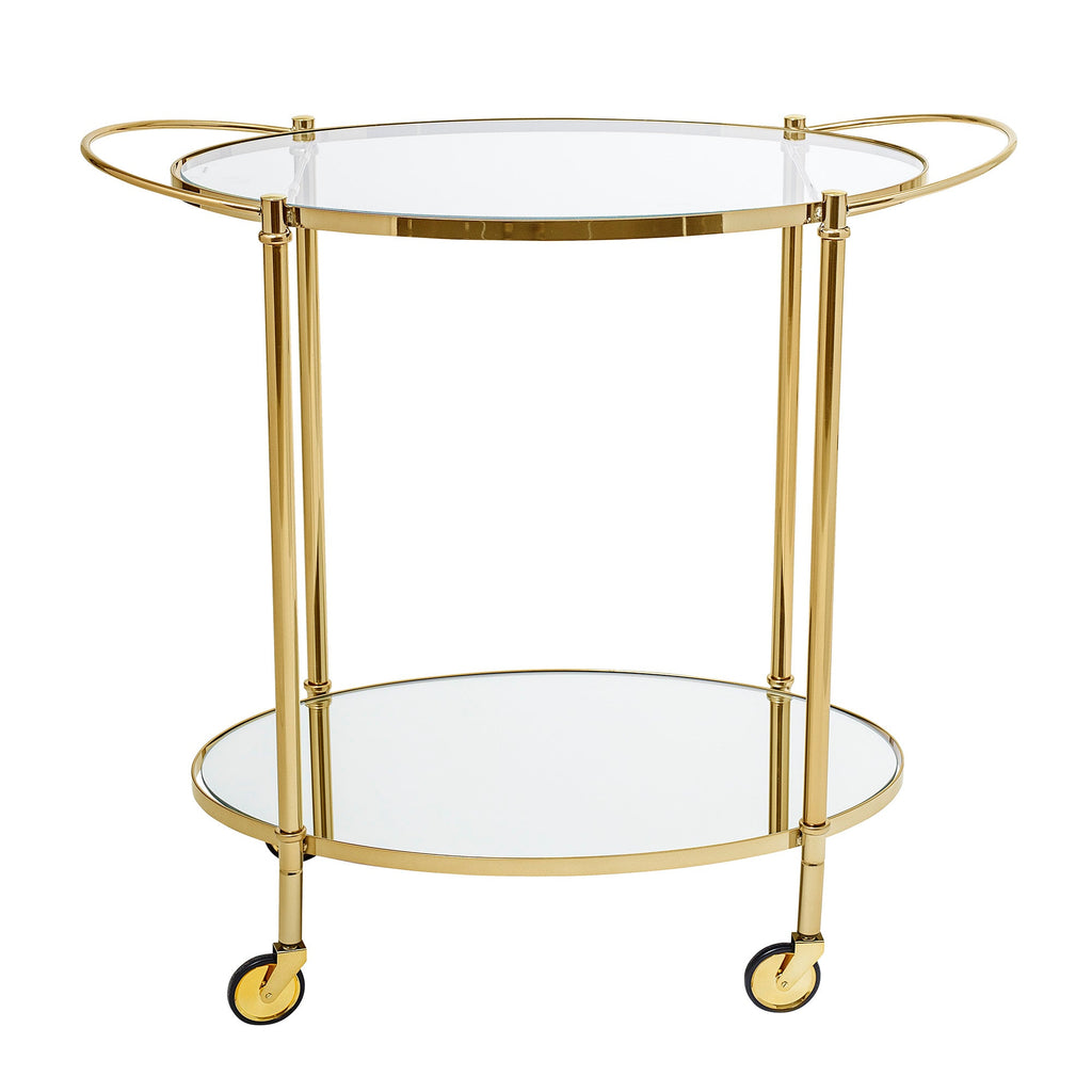 Fine - Table De Bar - Doré - Verre