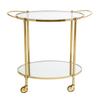 Fine - Table De Bar - Doré - Verre