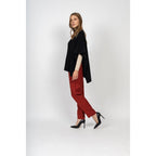 Poncho Col V Georgia Noir, Jersey, 260 Gr, 100% Cachemire, 4 Fils - Femme - Perfect Cashmere - The Bradery