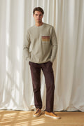 organic cotton reverse fabric sweatshirt