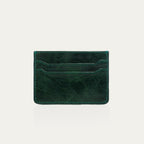 Porte Carte Manu Cuir Vert Jade